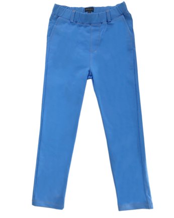 Niebieskie spodnie dla chłopca z regulacją w pasie, PAPUSIA