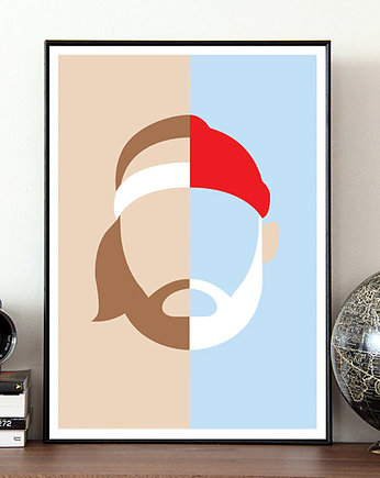 Plakat Life Aquatic - Steve Zissou , minimalmill