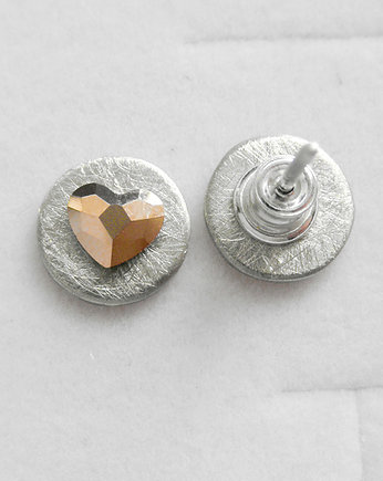 Kolczyki srebrne SERDUSZKO, Katarzyna Kaminska ART