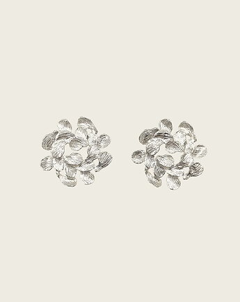 Kolczyki wianuszki srebrne- Jabłonka, KOS jewellery