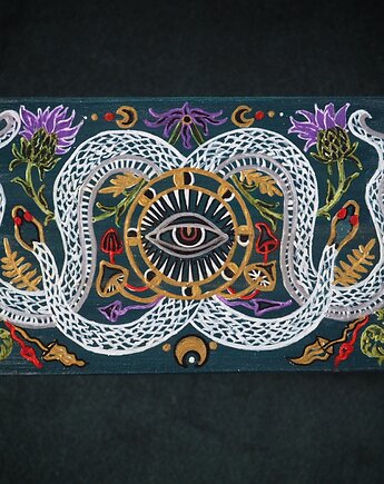 Herbaciarka organizer pudełko z herbatą WĄŻ, ka.linea