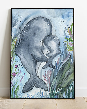 Plakat A3 "Whales", Pookys world