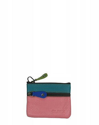 Saszetka skórzana skóra naturalna na klucze bilon poręczna OLIVKA, Olivka Warsaw