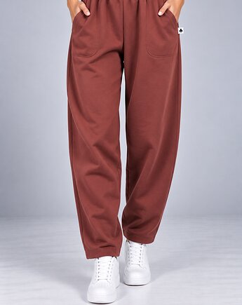 Spodnie  Damskie  BOYFRIEND    terakota, 3 for U