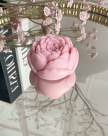 Świeca sojowa dekoracyjna "Flower" 57x35mm różowa, Coccola JEWELLERY