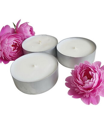 XXL Peony Queen 3 szt. tealight 105g wosk sojowy (dostępne inne zapachy), Coccola JEWELLERY
