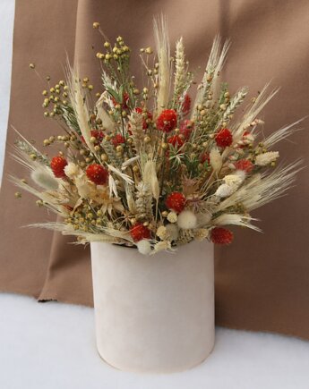 Flower box ,,Tu i teraz" 40 cm, Rondo Kwiatowe