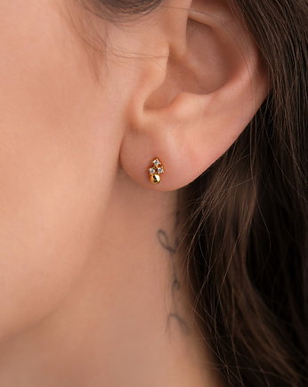 Kolczyki sztyfty z cyrkoniami srebro 925, Coccola JEWELLERY