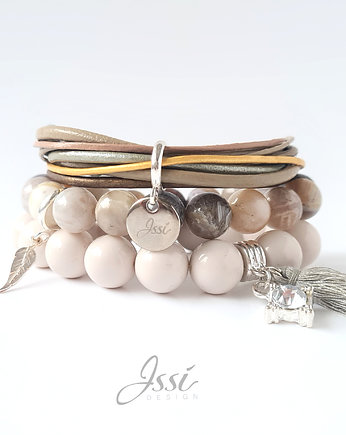 Grey Stone  Set - unikat, ISSI Jewelry
