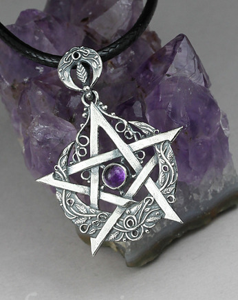 Pentagram księżycowy z ametystem, Drakonaria