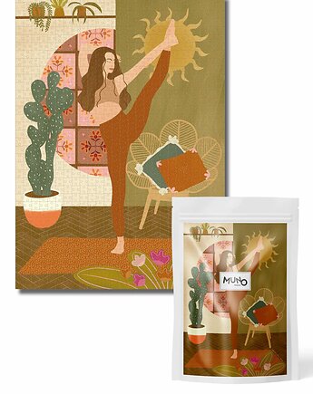 Puzzle 1000 "Lift Me Up" w papierowym woreczku, MUNO puzzle