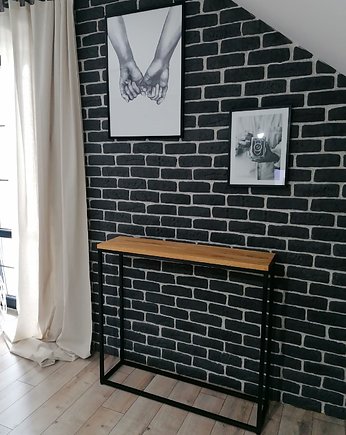 Konsola dębowa 110X85X25, STEELOVO