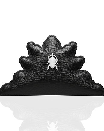 Torebka 'NESPOON PUFF' czarna skórzana na ramię, Michael Who