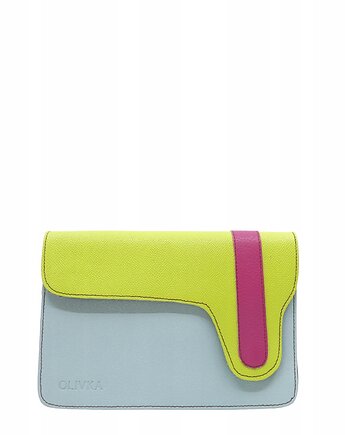 Torebka listonoszka damska skórzana regulowany odpinany pasek eko OLIVKA, Olivka Warsaw