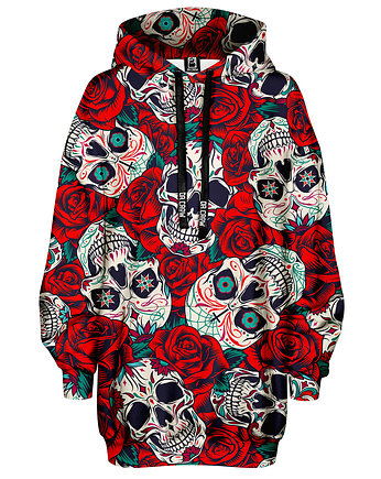 Bluza Oversize Tunika DR.CROW Skull Tatoo, DrCrow