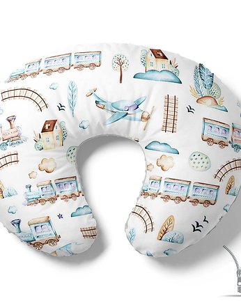 Poduszka rogal do karmienia Ciuchcie, Baby Love Decor