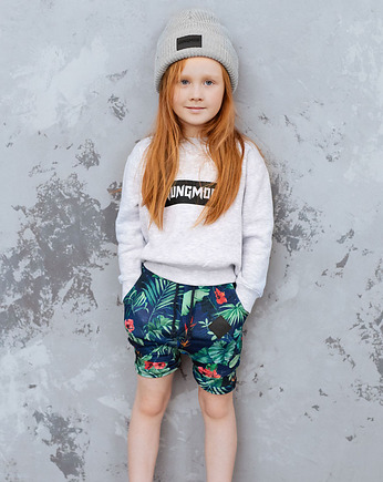Bluza CLASSIC LOGO CREWNECK GREY KIDS, JUNGMOB