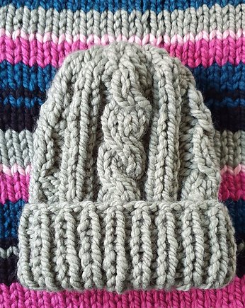 Miętowa beanie, Lilarose Handmade