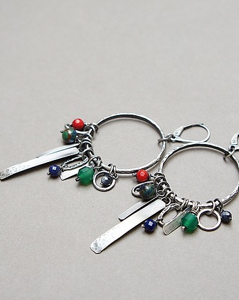 Kolczyki srebrne Indian summer vol. 4