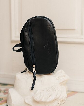 Skórzana czarna  nerka  LILY, byHungryHearts