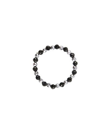 Pierścionek z naturalnych Spineli - Werja Srebrna, Kulka Bransoletki