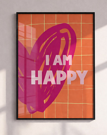 Plakat  I am happy, Project 8
