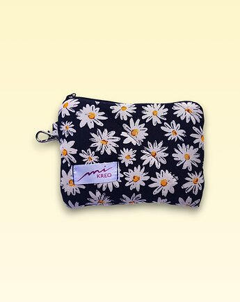 Pikowany w stokrotki portfelik, etui na karty, mi.KREO