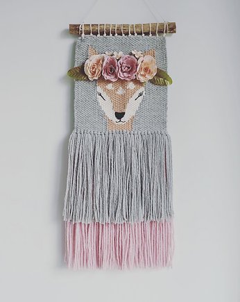 Makatka  Makrama Sarenka, wool and stick