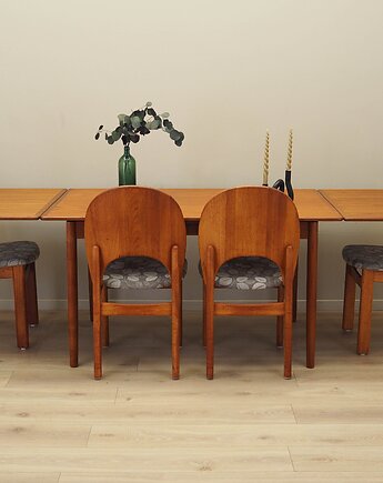 Komplet czterech krzeseł tekowych, lata 60, Niels Koefoed, Glostrup, Przetwory design