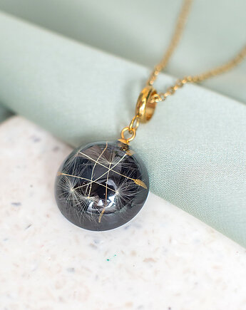 Wisiorek z rzęsek dmuchawca, nature gift