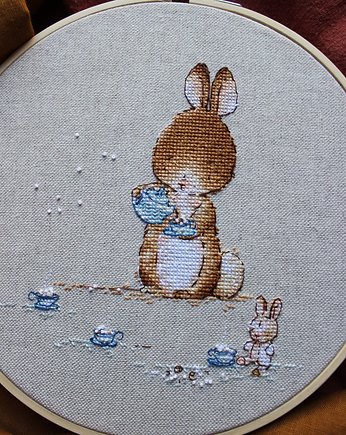 Tamborek na ścianę - "herbata u króliczka", gucialoveskids