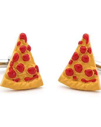 SPINKI DO MANKIETÓW koszuli MANKIETU pizza kawałek, OKAZJE - Prezent na 70 urodziny
