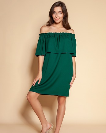 Sukienka hiszpanka - SUK201 zielony, Lanti