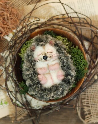 Jeżyk Miniaturka -Śpiący, BoboLobo Handicraft