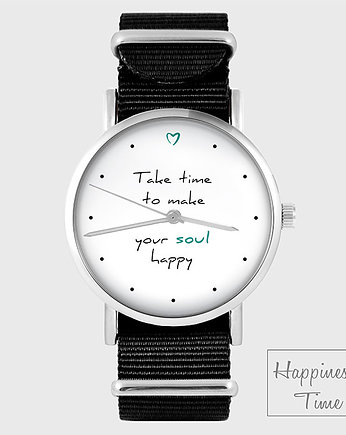 Zegarek - Make your soul happy - czarny, yenoo