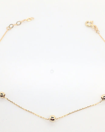 Złota bransoletka z kuleczkami pr. 585, VENA Jewellery