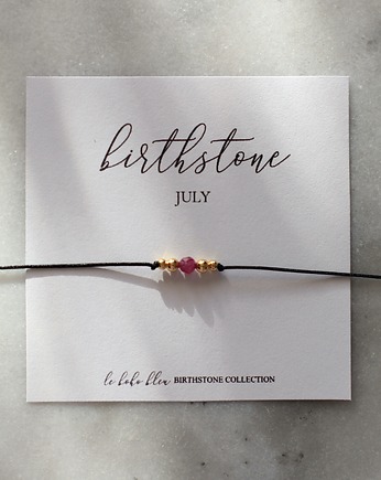 LIPIEC - JULY Birthstone Bracelet, OSOBY - Prezent dla mamy na urodziny