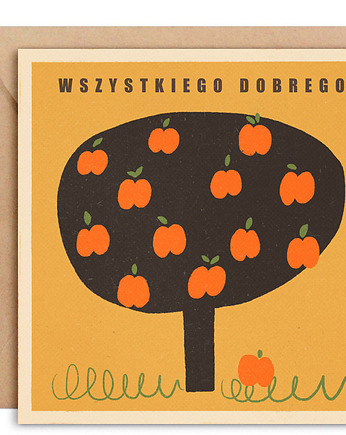 Kartka Wszystkiego dobrego + koperta, MUKI design