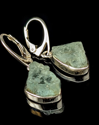 Kolczyki srebrne Amazing aqua earring, Pracownia Neores