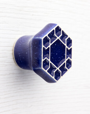 Gałka do mebli ciemnoniebieska wz.6, pracowniazona