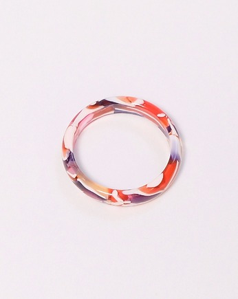 Pierścionek w kolorze Flamingo, NINIcoJewelry