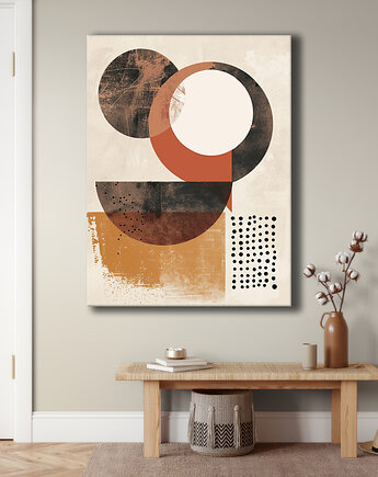Geometria natury - Obraz na płótnie - Druk Blejtrama, Minimalizm, Loft #136, Black Sapphire Art