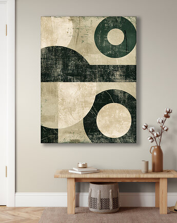 Geometria natury - Obraz na płótnie - Druk Blejtrama, Minimalizm, Loft #35, Black Sapphire Art