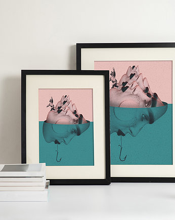 Plakat Homo intruder, Dorota Piechocińska ilustraDORA