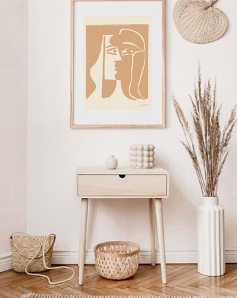 PLAKAT  Picasso, ilustracja, grafika, abstrakcja, black dot studio