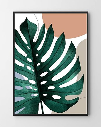 Plakat Boho Monstera, HOG STUDIO