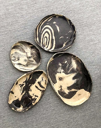 Talerzyki na biżuterię ZEBRA, Juga Ceramics