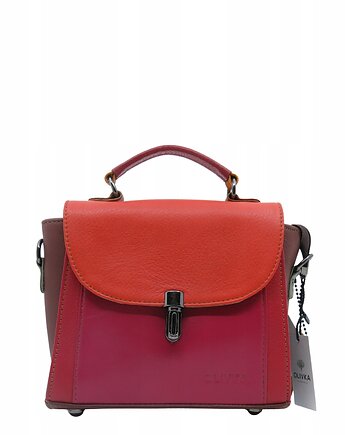 Torebka damska do ręki elegancka skórzana, pasek, handmade upcycling OLIVKA, Olivka Warsaw