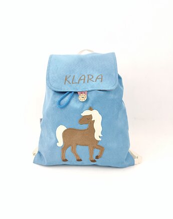 Plecak z konikiem, personalizowany prezent dla dziecka, plecak z imieniem, Enitka Sweet Baby Room