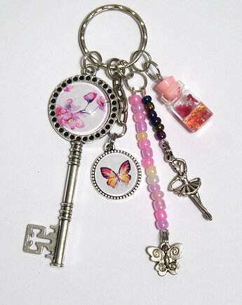 Breloczek - Kwiaty, baletnica, motyl, fiolka, yenoo